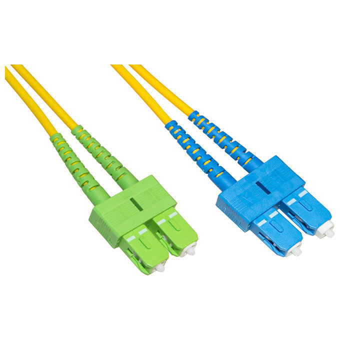 Link Cavo Fibra Ottica Sc Apc a Sc Upc Singlemode Duplex 5mt