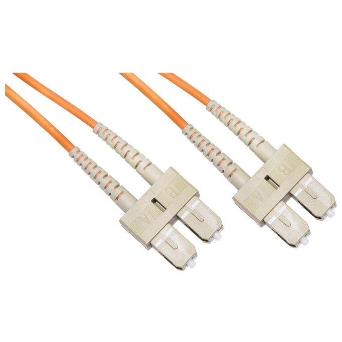 Link cavo fibra ottica sc a sc multimode duplex om2 50-125 mt.2