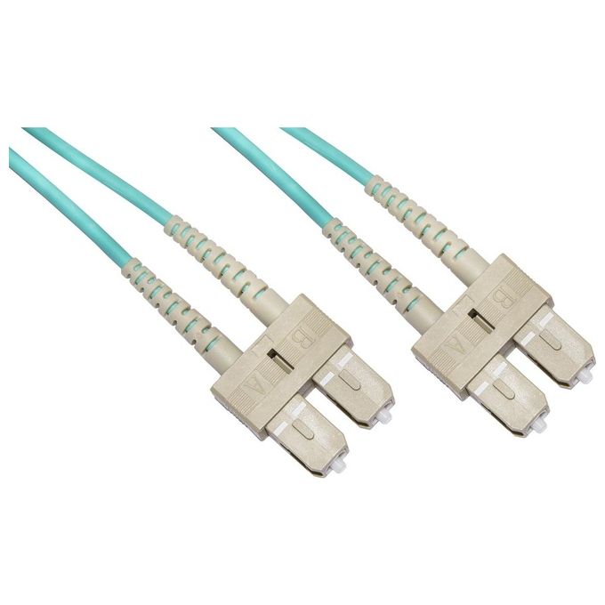 Link cavo fibra ottica sc a sc multimode duplex om3 50-125 mt.40