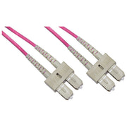 Link LKSCSC4502B Cavo Fibra Ottica SC UPC a SC UPC Multimode Duplex OM4 50-125 2m Bending Insensitive LSZH colore Viola