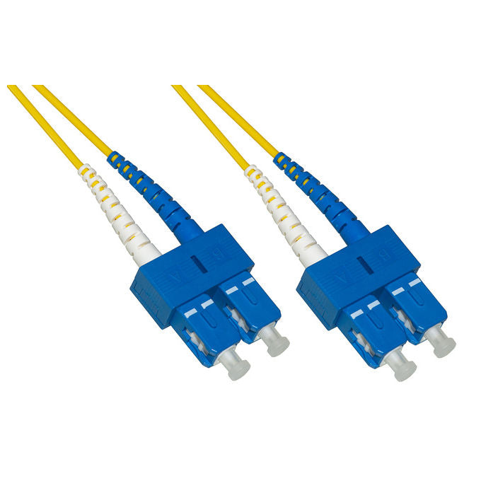 Link LKSCSC905B Cavo Fibra Ottica SC UPC SC UPC Singlemode OS2 Duplex 9 125 micron 5 m Bending Insensitive LSZH colore Giallo