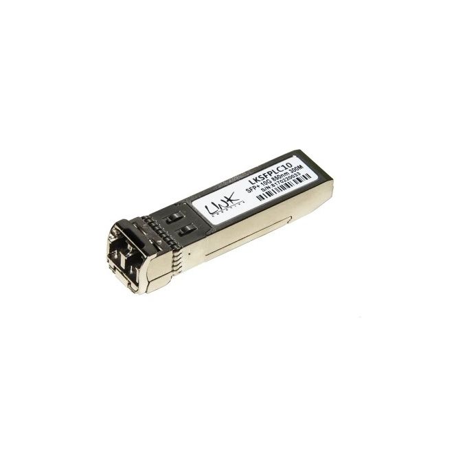 LINK LKSFPLC10J Modulo Minigbic SFP+ Multimode LC Duplex 10 Gbps 850nm 300 mt con DDM Compatibile Juniper colore Nero