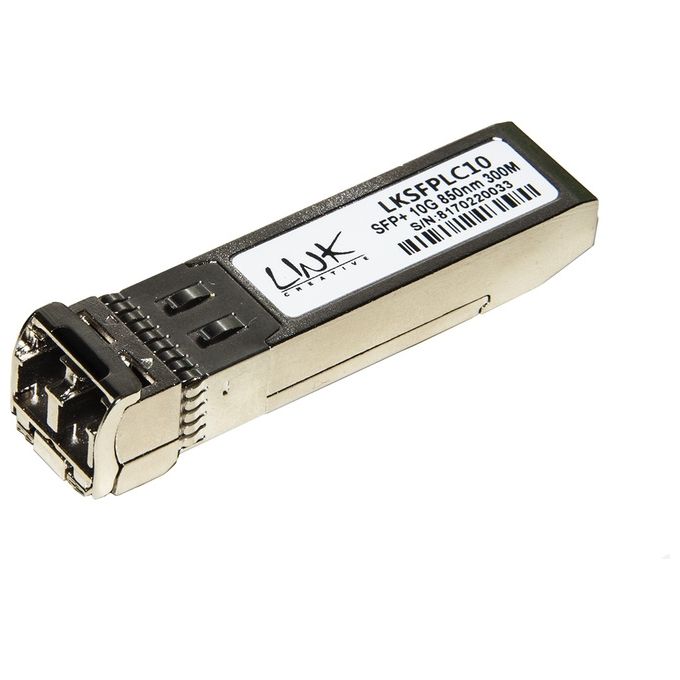 Link Modulo Minigbic Sfp+ Multimode LC Duplex 10gbps 850nm 300mt con Ddm Compatibile per HP Serie Enterprise