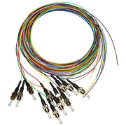 Link LKST12PT3 Set 12 Cavi Pigtail Fibra Ottica ST OM3 Simplex Multimodale 50-125µm 2 m Buffer Semi-Tight colore Multicolore