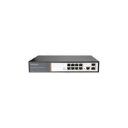 LINK LKSW8L2 Switch di rete 8 porte Gigabit PoE 2 porte SFP 150 W Layer 2 gestione web SNMP VLAN QoS colore Nero