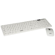 Link tastiera slim e mouse combo wireless bianca