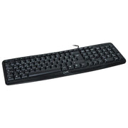 Digitus tastiera 105 tasti colore nero connettore ps2