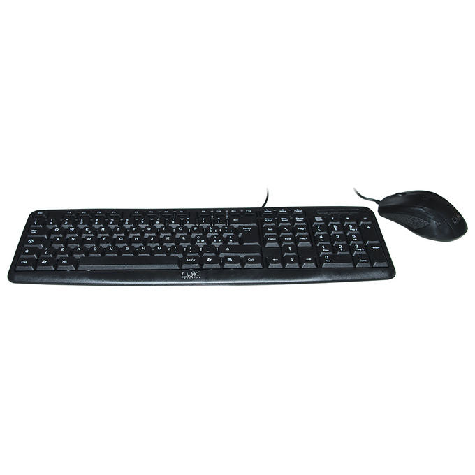 Digitus KIT_ Tastiera e Mouse con Cavo Usb