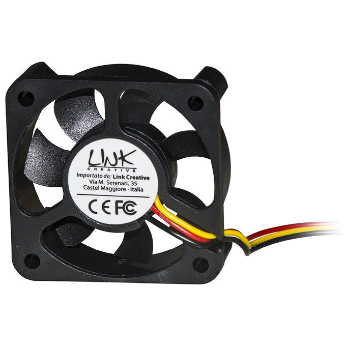 Link ventola 50x50x10 12 volt connettore 3 fili con viti incluse