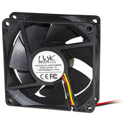Link ventola 80x80x25 12 volt connettore 3 fili con viti incluse