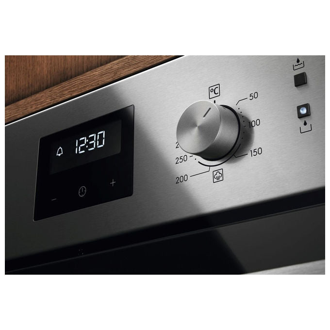 Electrolux forno da incasso SteamCrisp Serie 600, 72 litri, classe A, inox antimpronta, 60 cm, LOC3H44TX