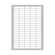 Megastar LP4MS-3714 Etichette Multiuso 37x14 mm 100 fogli 10000 etichette Laser Inkjet colore Bianco