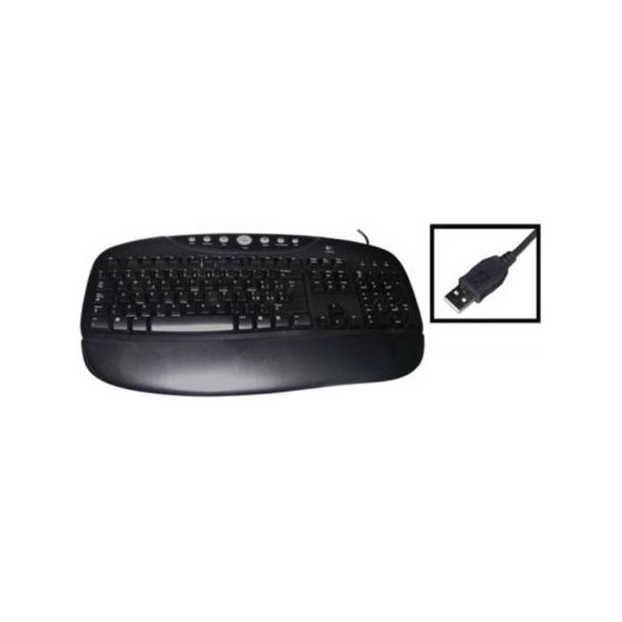 Logitech K120 Tastiera Cablata Business per Windows-Linux, USB, Tasti ‎Silenziosi