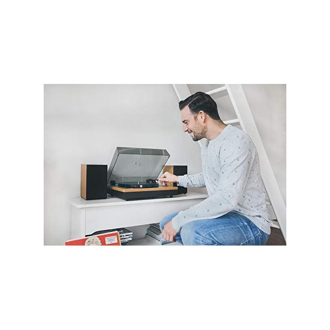 Lenco Giradischi Ls-50 Bluetooth 3 Velocita' Amplificatore 2x10W Wood