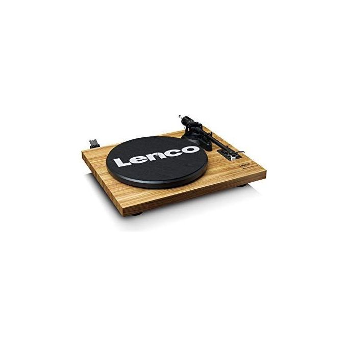 Lenco Giradischi Wood Ls-500 Con 2 Diffusori Separati Bluetooth 2x30 Watt