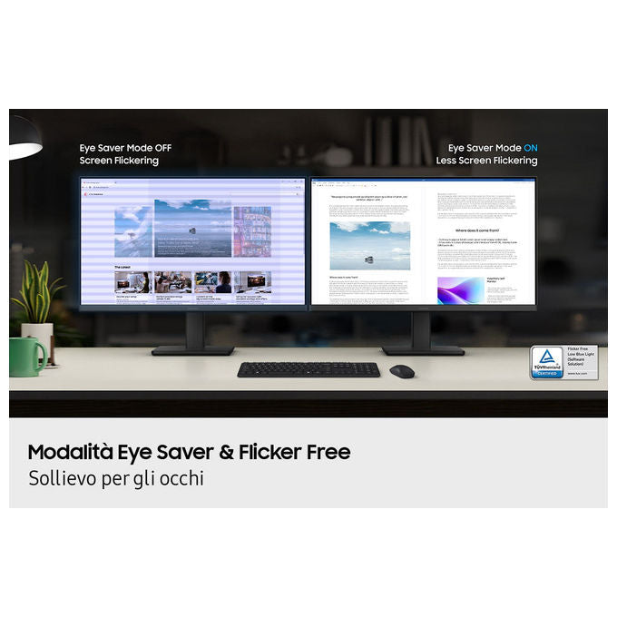 Samsung monitor LED 24 pollici Full HD, S24F310, 1920x1080, 16:9, 4ms, contrasto 3000:1, HDMI