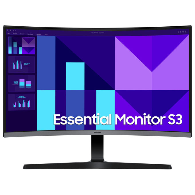 Samsung LS27D390GAUXEN S27D390GAU Monitor Curvo 27'' Full HD 1920 x 1080 Pixel 100 Hz 4 ms colore Nero
