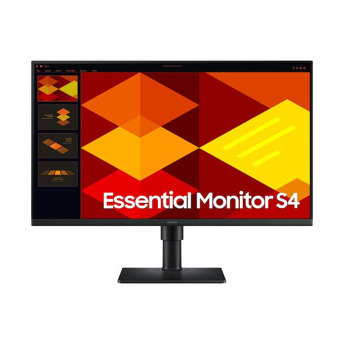 Samsung monitor business 27 pollici, Full HD 1920x1080, IPS, 100Hz, altoparlanti integrati, regolazione altezza, pivot, VESA