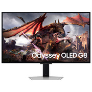 Samsung LS32DG800SUXEN Odyssey OLED G8 Monitor Gaming 32'' 4K UHD 240Hz 0.03ms FreeSync Premium Pro HDR10+ colore Argento