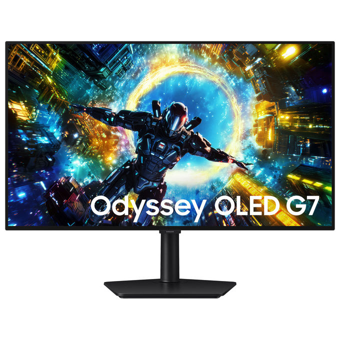 Samsung LS32HG732SUXEN G73SH Monitor Gaming OLED 4K UHD 3840x2160 330 Hz 0,03 ms colore Nero
