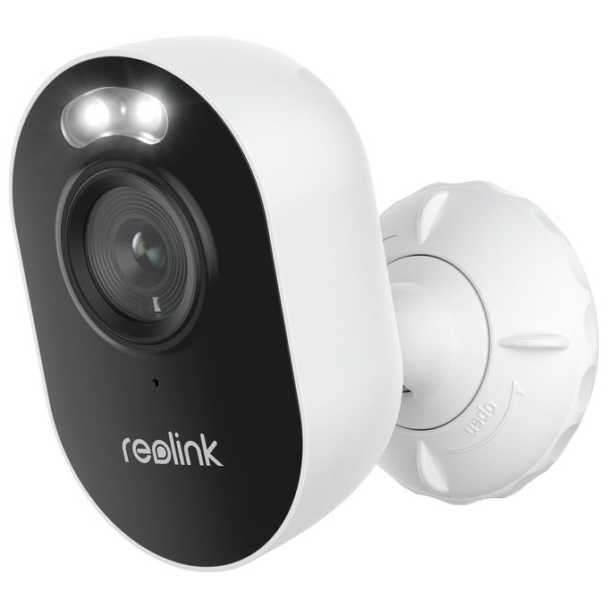 Reolink E430 Lumus Series Telecamera IP Wi-Fi Esterna 1080p 4MP Visione Notturna a Colori IP65 Audio Bidirezionale Slot MicroSD colore Bianco