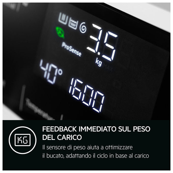 AEG LWR9C16BAY Serie 9000 Lavasciuga ÖKOKombi AbsoluteCare 10-6 Kg 1600 rpm Classe B Pompa di Calore Wi-Fi (87x60x64 cm) colore Bianco
