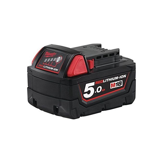 Milwaukee M18B5 18V - 5.0 Ah Li-Ion Batteria Di Ricambio