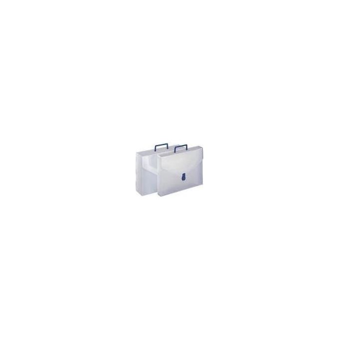 Fellowes M298 Valigetta Portadocumenti in Polionda 2.5 mm Dorso 10 cm Formato 28x38 cm colore Bianco