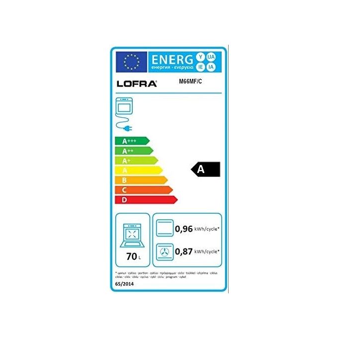 Lofra M66MF-C Cucina a Gas con Forno Ventilato, 60x60cm