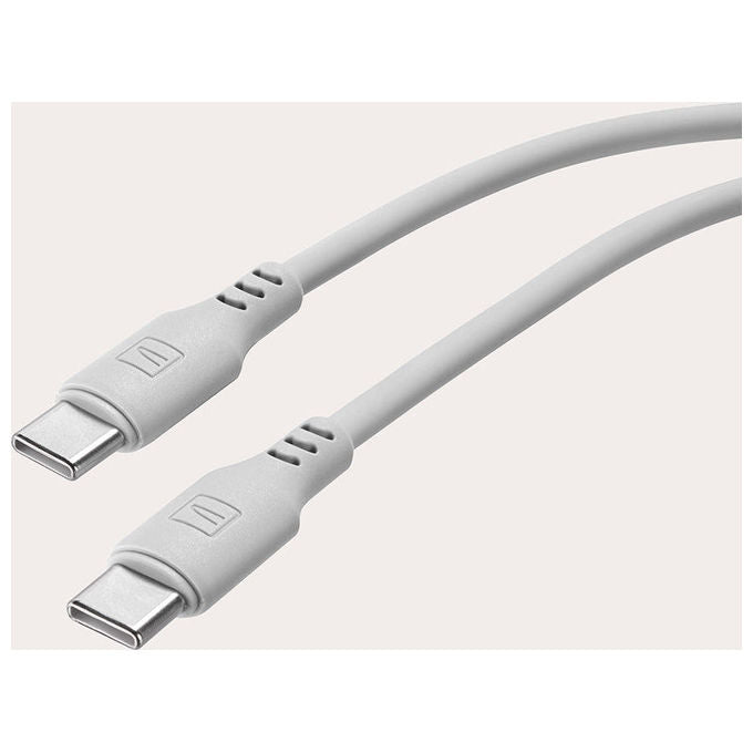 Tucano MA-ONEPOWKIT-G ONE POWER KIT Caricabatterie GAN 35W con Cavo USB-C 60W colore Argento