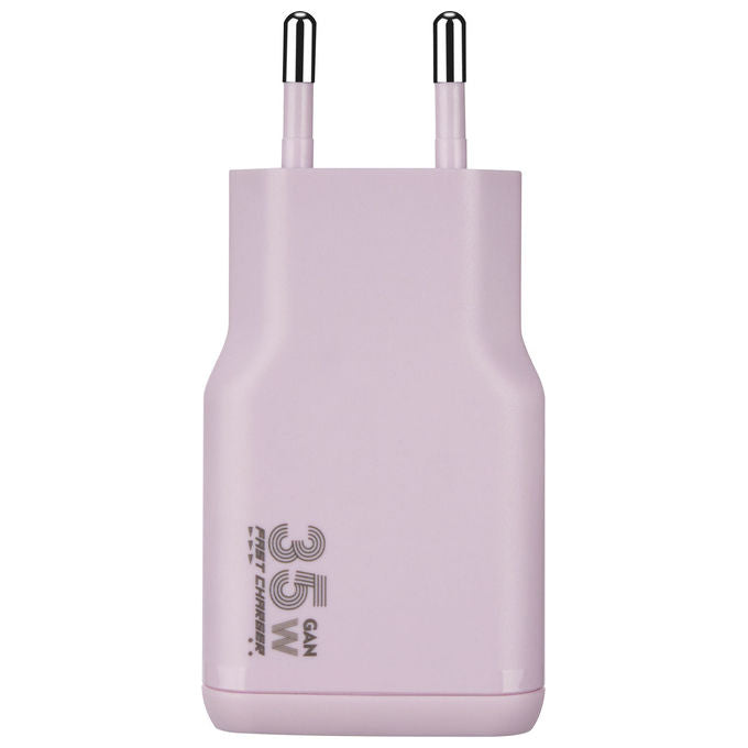 Tucano MA-ONEPOWKIT-PK ONE POWER KIT Caricabatterie GaN 35W con Cavo USB-C 60W 2m colore Rosa