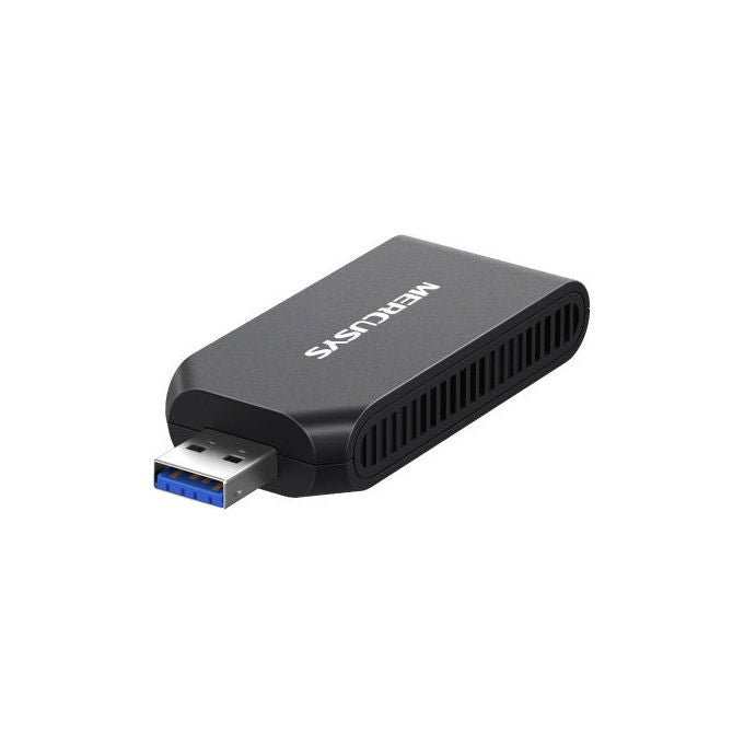 Mercusys MA70XM Adattatore USB Wi-Fi 6 AX1800 Dual Band 1201 Mbps USB 3.0 MU-MIMO WPA3 colore Nero