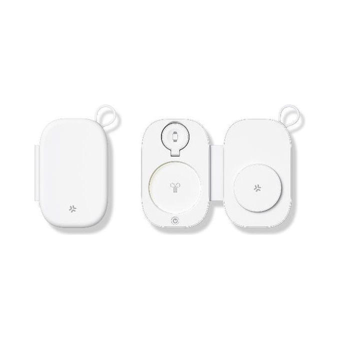 Celly Caricabatterie Wireless 3 in 1 Magpocket3in1 15W Bianco