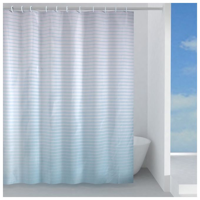 Gedy Tenda Doccia Poliestere G-Orizzonti Tessuto 200x120x0,1 Cm