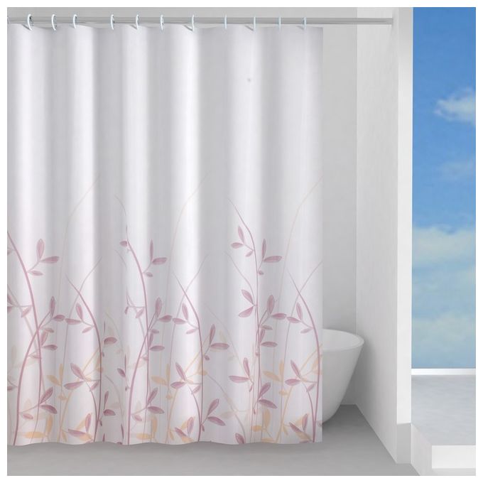 Gedy Tenda Doccia Poliestere G-Flora Tessuto 200x120x0,1 Cm