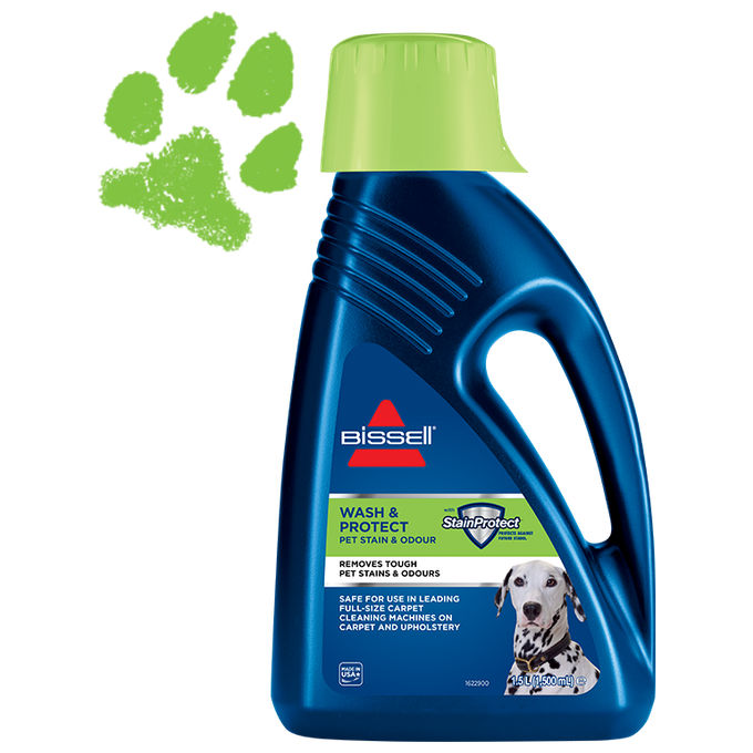 Bissell 1087N Wash Protect Pet Detergente Liquido per Tappeti e Moquette 1500 ml