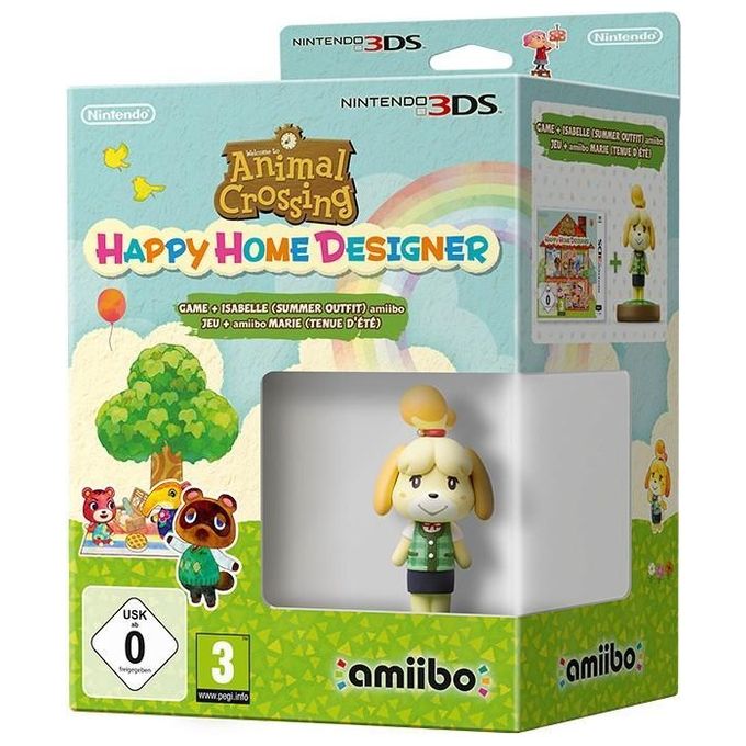 Animal Crossing: Happy Home Designer + Amiibo Nintendo 3DS e 2DS