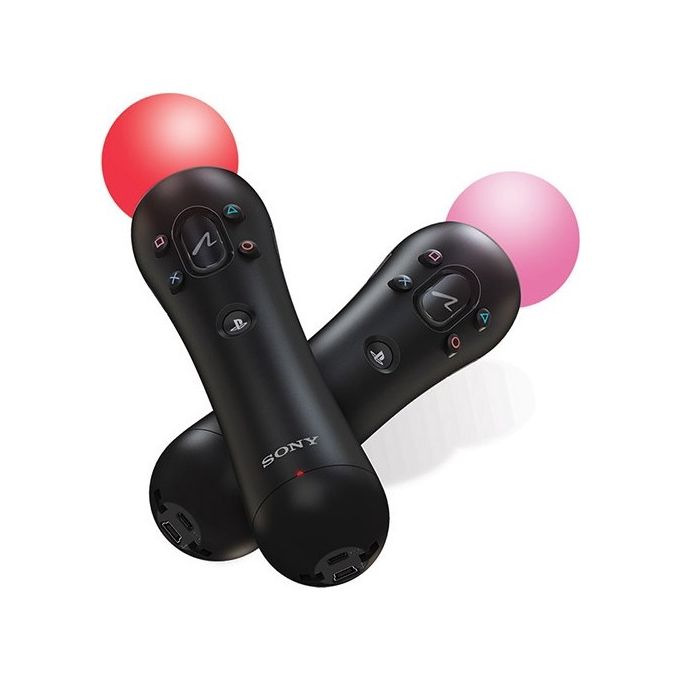 Playstation ER56820-17 Move Twin Pack 4.0 Controller di Movimento Wireless 2 Pezzi Batteria Ricaricabile 1380 mAh colore Nero