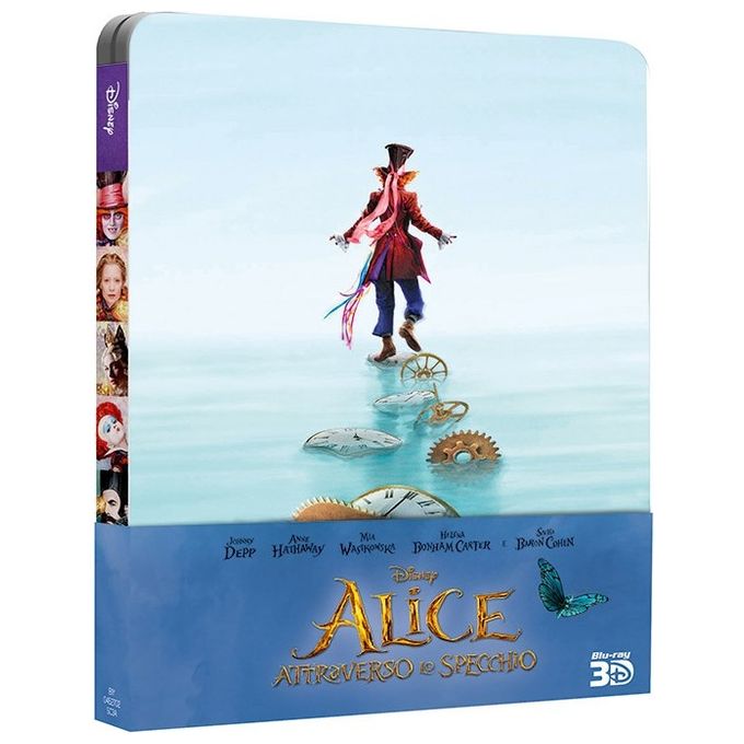 Alice Attraverso Specchio 3D Steelbook Blu-Ray