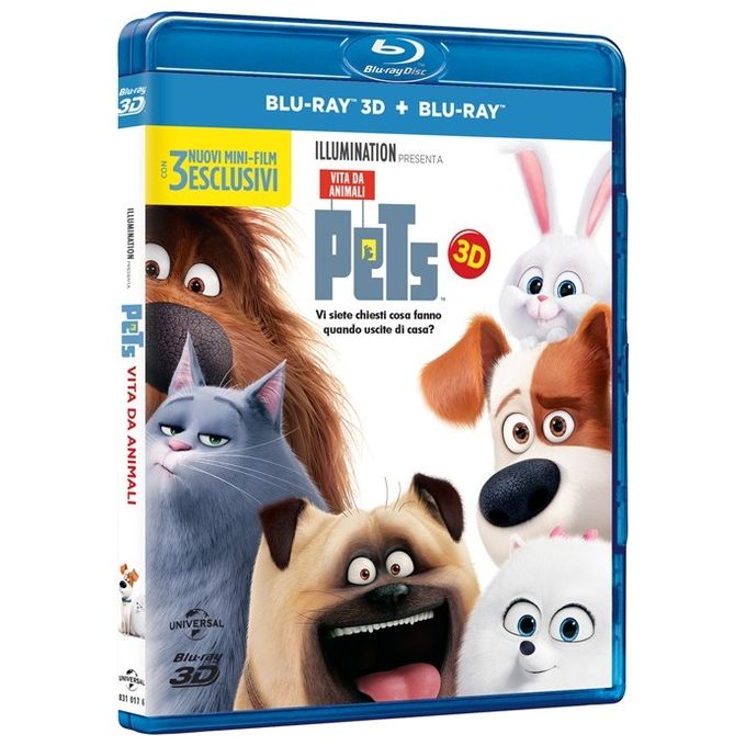 Pets: Vita Da Animali 3D Blu-Ray
