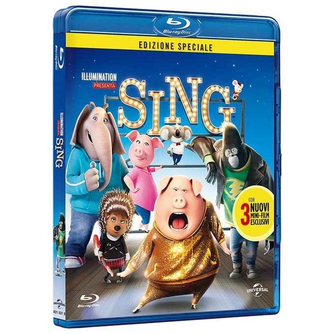 Universal sing blu-ray per un'esperienza musicale indimenticabile con i migliori film d'animazione