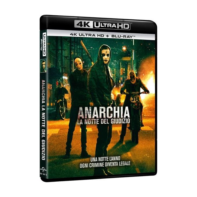 Anarchia: La Notte Del Giudizio 4K UHD  Blu-Ray