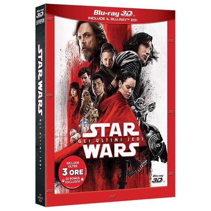 Star Wars: Gli Ultimi Jedi (3D) Blu-Ray