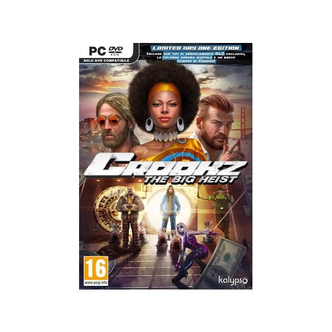 Kalypso Crookz PC Gioco Strategico per Computer Gaming Avvincente Ambientazione Unica e Stile di Gioco Coinvolgente