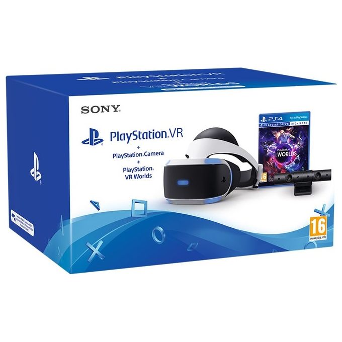 Visore Sony Playstation VR  +  Camera  +  VR Worlds