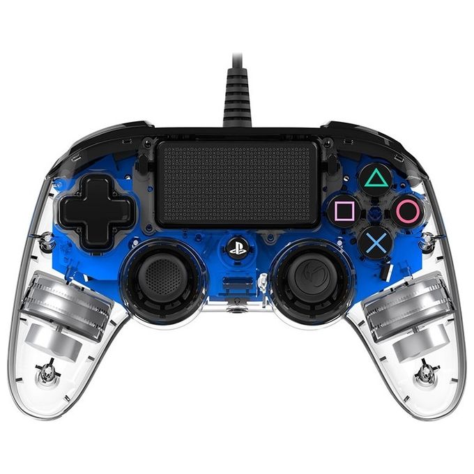 Nacon Controller Wired Blu Luminoso PS4 Playstation 4