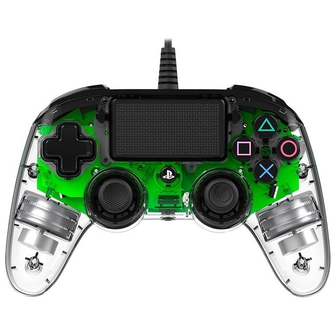 Nacon Controller Wired Verde Luminoso PS4 Playstation 4