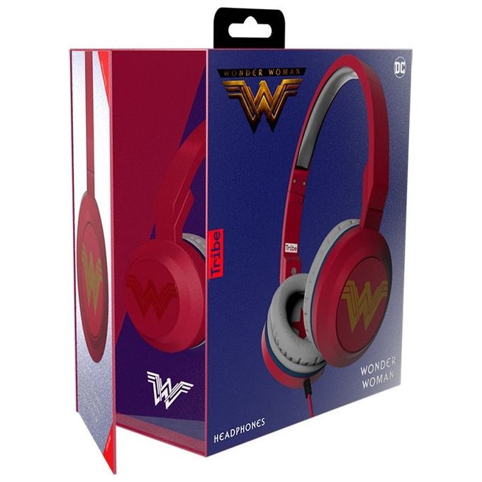 Tribe Cuffie Con Microfono Dc Wonder Woman