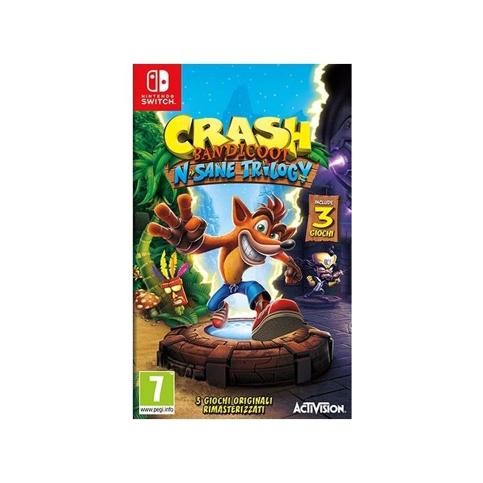Activision 88199IT Crash Bandicoot N.Sane Trilogy Gioco Nintendo Switch Platform Trilogia Rimasterizzata HD