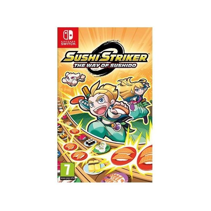 Nintendo 2523449 Sushi Striker: The Way of Sushido, Switch Videogioco Puzzle per Nintendo Switch modalita' multiplayer supporta fino a 2 giocatori online colore Standard